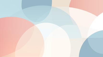 Minimalist Geometric Abstract Image Pattern Background, Shapes in Muted Colors Blue, Pink, Beige, Texture, Wallpaper, Background, Cell Phone Cover and Screen, Smartphone, Computer, Laptop, 16:9 Format