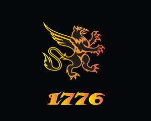 Obraz premium flying bird logo monogram vector falcon hawk art