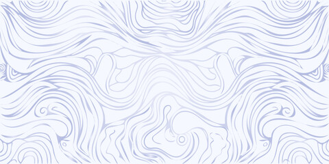 Grey vector seamless pattern with curves element