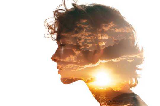 silhouette of a woman