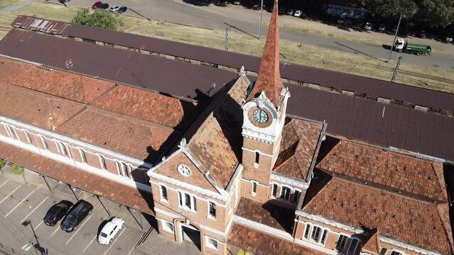 Campinas SP Brasil, imagens aereas da regi&atilde;o central da cidade incluindo o terminal central e a esta&ccedil;&atilde;o de trem hist&oacute;rica