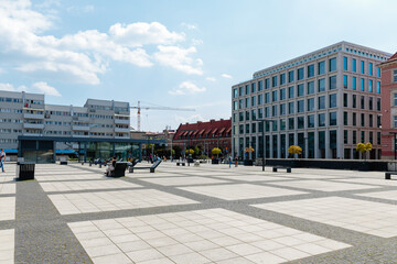 Naklejka premium a walk around Wroclaw, a Polish city