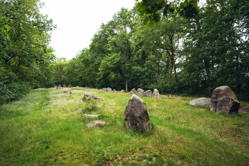 Megalithgrab Visbeker Braut, Niedersachsen, Juni 2024