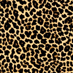 Fototapeta premium Leopard print vector illustration leather texture, modern background design
