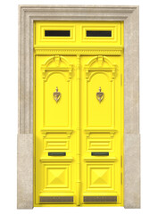 Entrance classic doors for the house