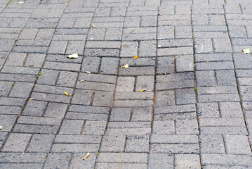 Poor compaction of sub base during construction, pavers sag which will result in water ponding....