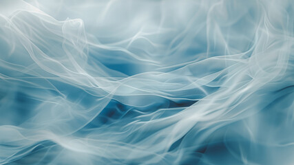 Obraz premium A blue and white image of smoke and a blue and white background