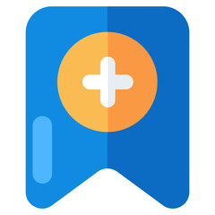 Fototapeta premium Premium download icon of add bookmark