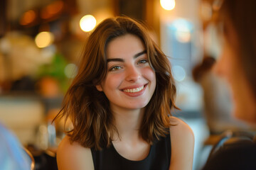 Obraz premium Warm Smile Indoors