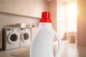 adding soft liquid laundry aroma detergent to the washer,