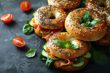 bagel with cream cheese