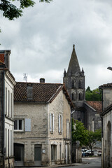 Souillac small market town in Lot department in France, on river Dordogne in agricultural region...