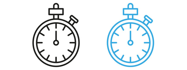 Accurate Timer Icon for Stopwatches, Sports Timing, and Precision Measurement