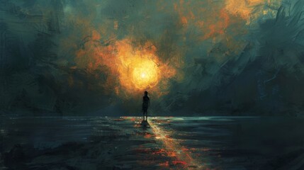 Beacon of hope in the abyss of desolation