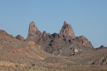 Iconic Chisos Mountain ranges stand tall, offering breathtaking views and rugged adventures in Big Bend National Park.