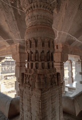 Temple of a Thousand Pillars Saavira Kambada Basadi is a sacred shrine for Jains. Moodabidri. India.