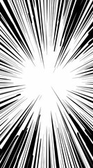 Obraz premium Black And White Speed Lines Graphic Background