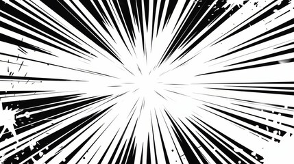 Black And White Speed Lines Graphic Background