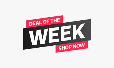 deal of the week shop now banner sale