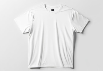 white t-shirt mockup isolated white background