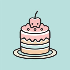 Ikon Logo Cupcake Logo Kue Manis