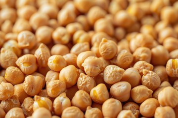 Chickpea Garbanzo. Dry Chickpea Beans - Nutritious Dried Legume Staple Food Ingredient