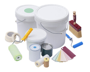 Set of professional painter tools © stokkete