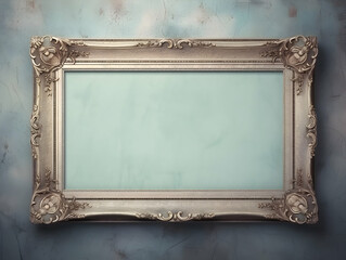 Photo Frame design, Vintage and antique picture frame, Photo frame album mockup, photo frame on wall