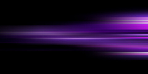 Abstract purple background with lines, futuristic technology glowing speed lines