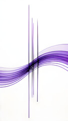 Abstraction purple waves