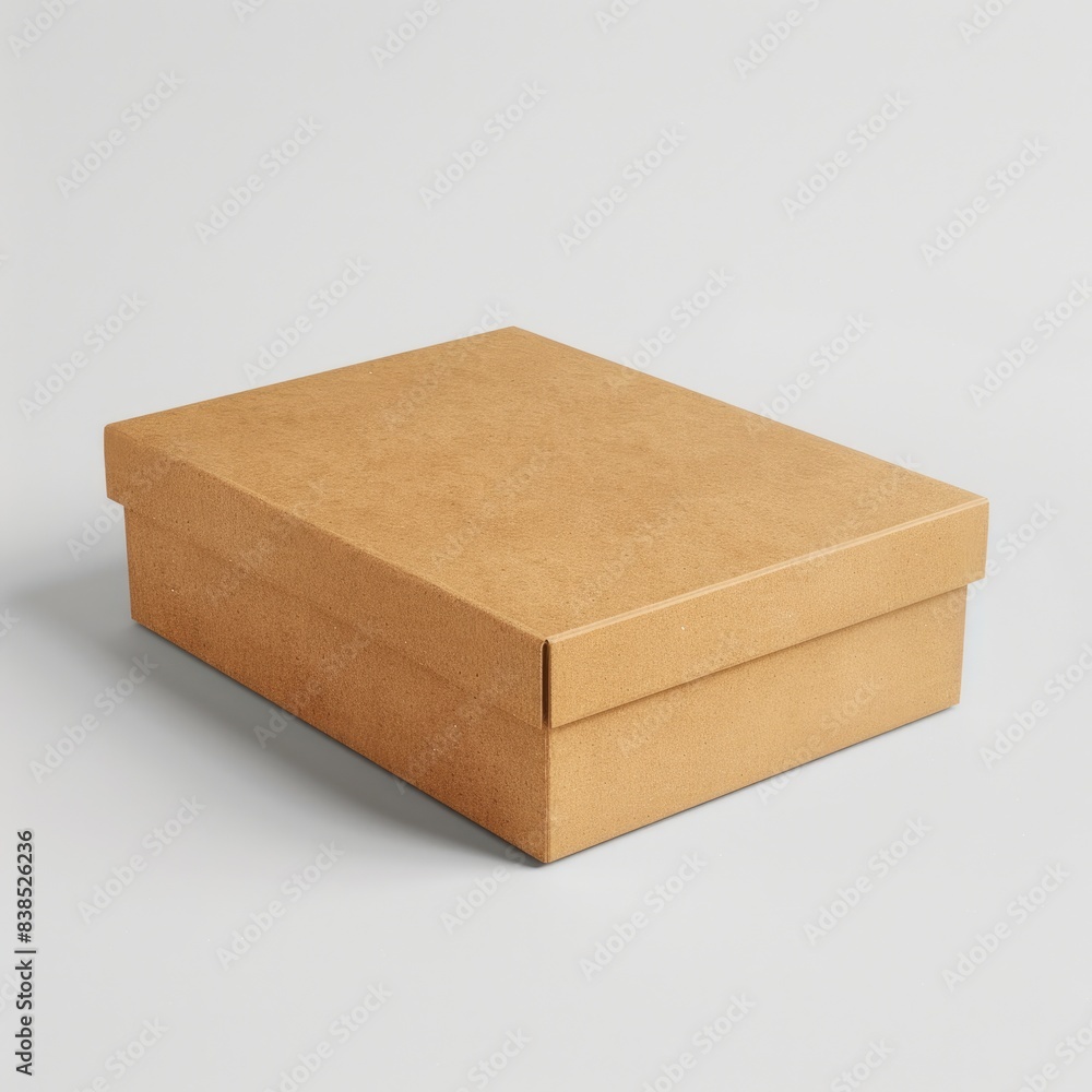 Poster game box. mockup of empty cardboard package container for playing cards