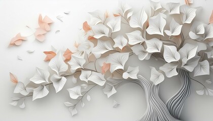 Textura 3d de flores naranja (imagen 17)