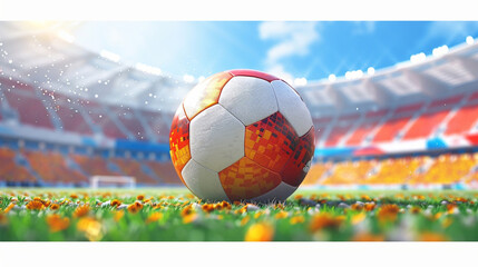 a football or soccer stadium