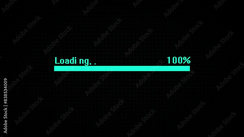 Aufkleber loading progress bar. downloading, loading, status bars and circles at various speeds and styles. lo