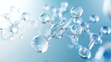Water droplet concept background