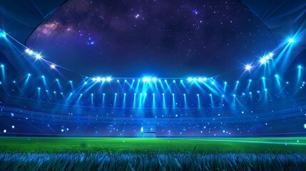 Footbal stadium backdrop
