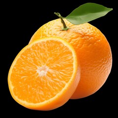 One orange and a half.