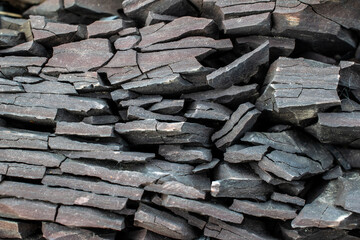 background of stones and minerals, mining origin.