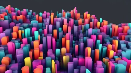 Fototapeta premium Abstract 3d style background