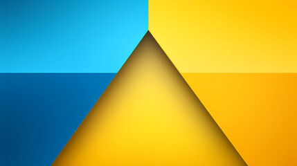 Blue and yellow geometric pattern background