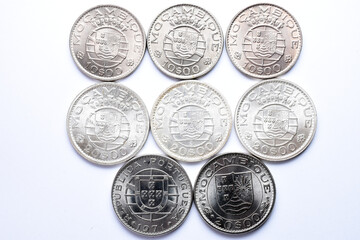 Mozambique Old Coins Set