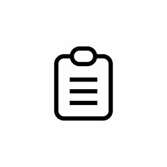 clipboard document file blank icon