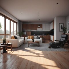 Fototapeta premium modern living room