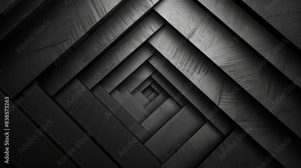 Poster geometric pattern with stripes seamless vector background with black texture