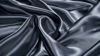 Fototapeta premium Smooth and dy Despite its wrinkles the fabric has a smooth and dy texture adding a sense of movement to the material