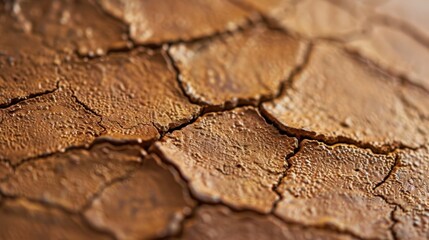 Obraz premium From a macro perspective its easy to see the intricate details of this smooth clay surface. The tiny grains blend together seamlessly forming a velvety and uniform texture