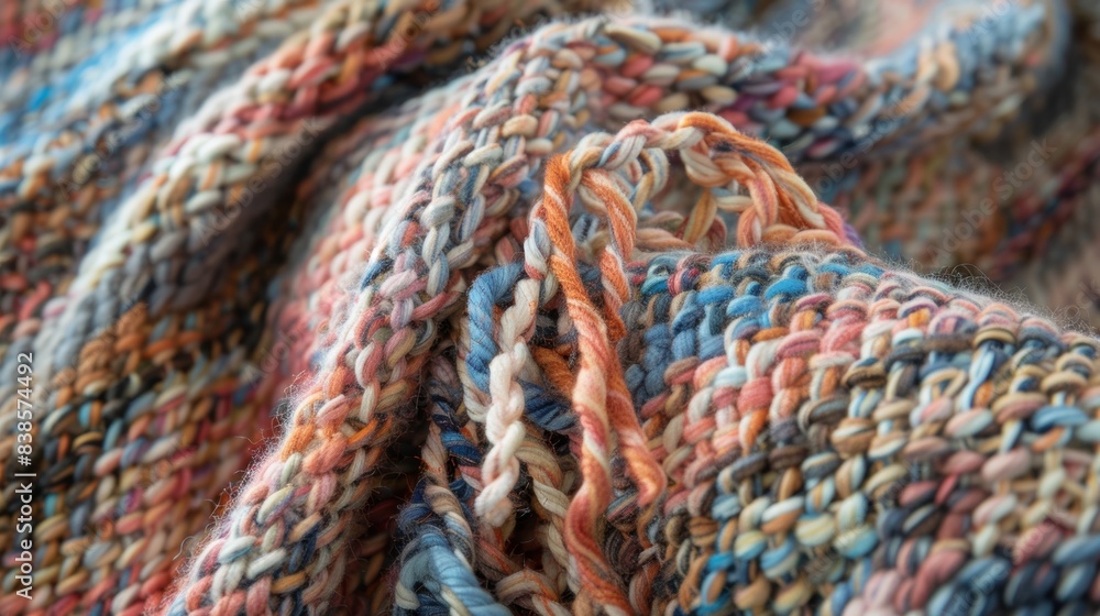 Poster variegated yarn the subtle color changes within the yarns used to create this throw blanket are evid