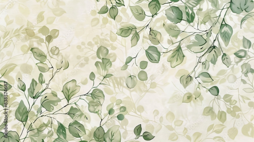 Aufkleber with a closeup view one can see the smooth and soft texture of this patterned fabric wallpaper featu
