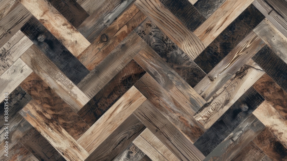 Poster herringbone planks the striking herringbone pattern of this linoleum floor features long and narrow 