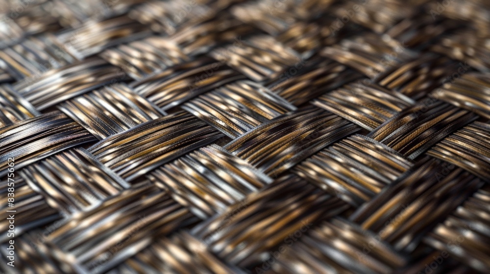 Poster the unique pattern of overlapping strands gives this textured kevlar a distinct and unmistakable app